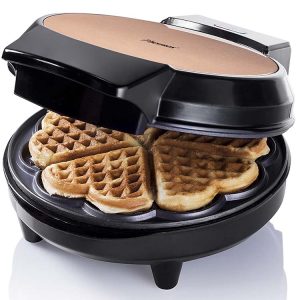 Bestron Hartvormige Wafelijzer: Geniet van Heerlijke, Knapperige Wafels met Stijl